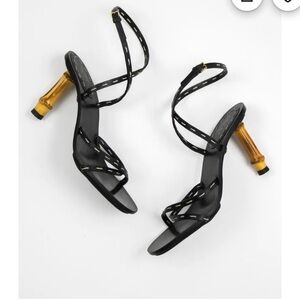Gucci strappy sandals with bamboo heel. In excellent condition. Size 37.5